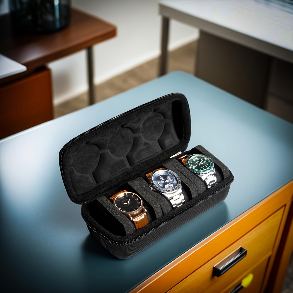 Luxury Watch Packaging Box - 1/2 PC Luxe reiskoffer met 3