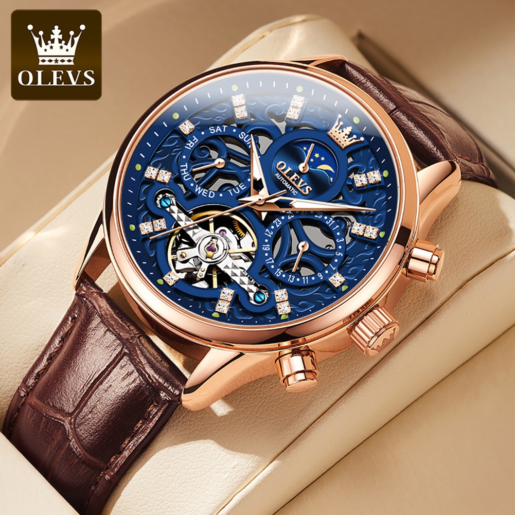 Luxury Watch Winder - OLEVS 6658 Originele Merk Automatische Horloge