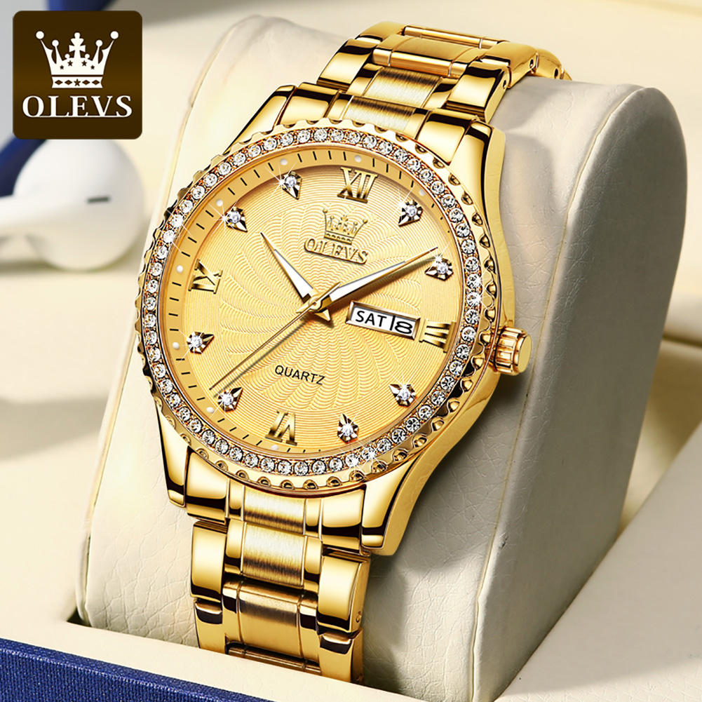 Luxury Watch Magazine - OLEVS 5565 Luxe merk quartzhorloge voor