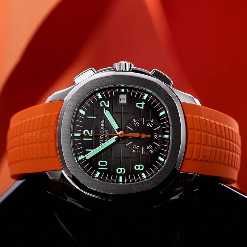 Luxury Watch With Rubber Strap - Casual Mode Sport Heren Quartz Horloge