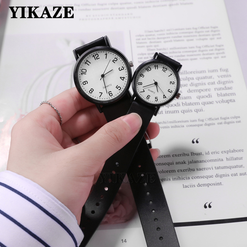 Luxury Watch White - Yikaze Vrouwen Polshorloge Eenvoudig Zwart Wit