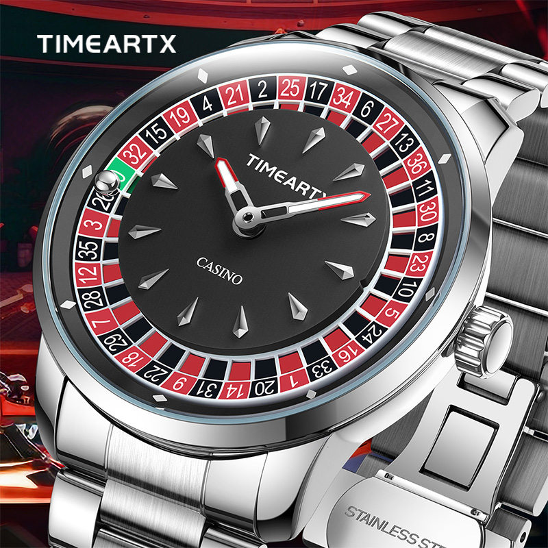 Luxury Watch Magazine - TIMEARTX Gloednieuwe luxe quartzhorloges Man Europese