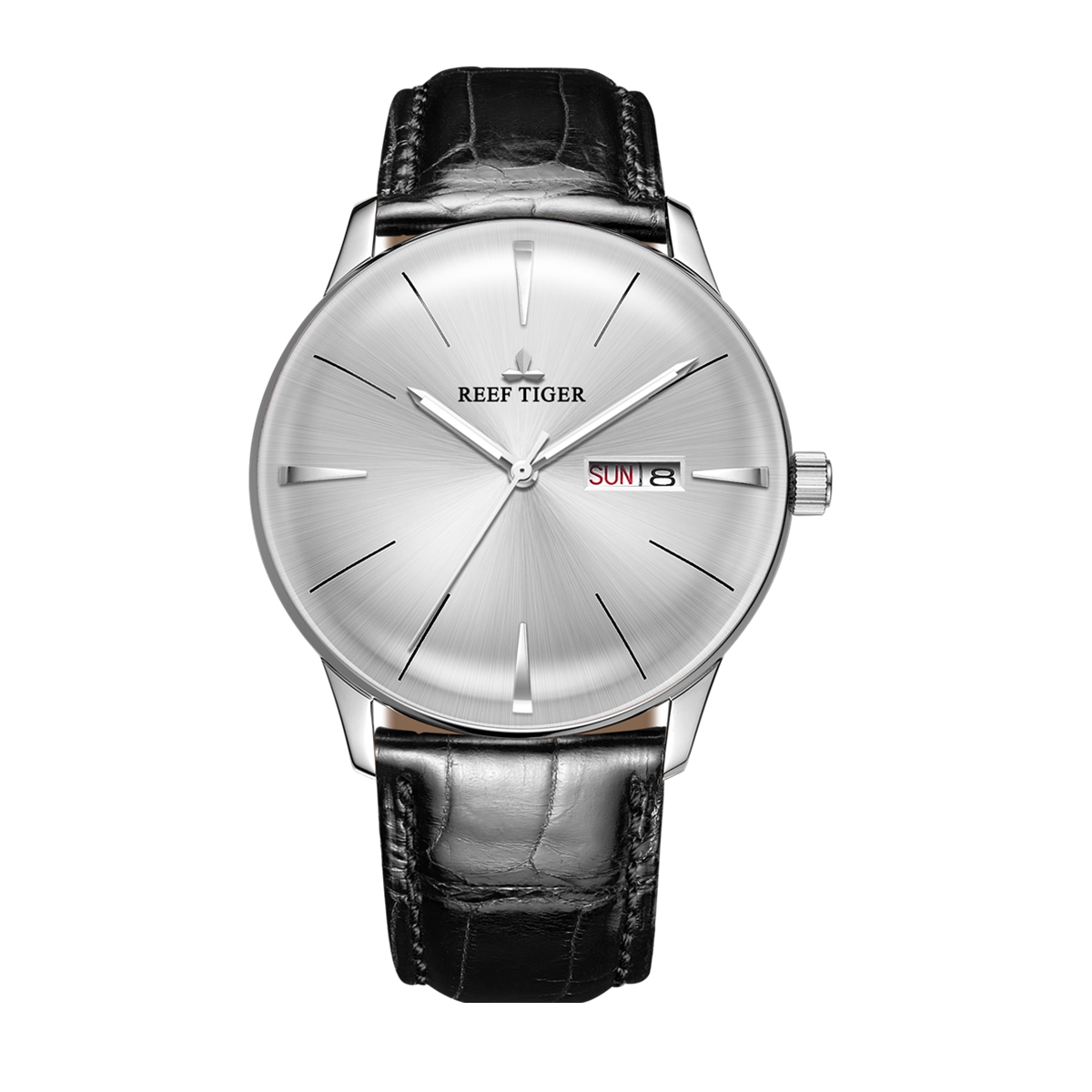 Luxury Watch With Rubber Strap - Reef Tiger Luxe Mannen Horloge, Heren