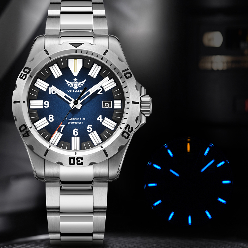 Diver Watch 300M - YELANG V1036 42 mm heren quartz