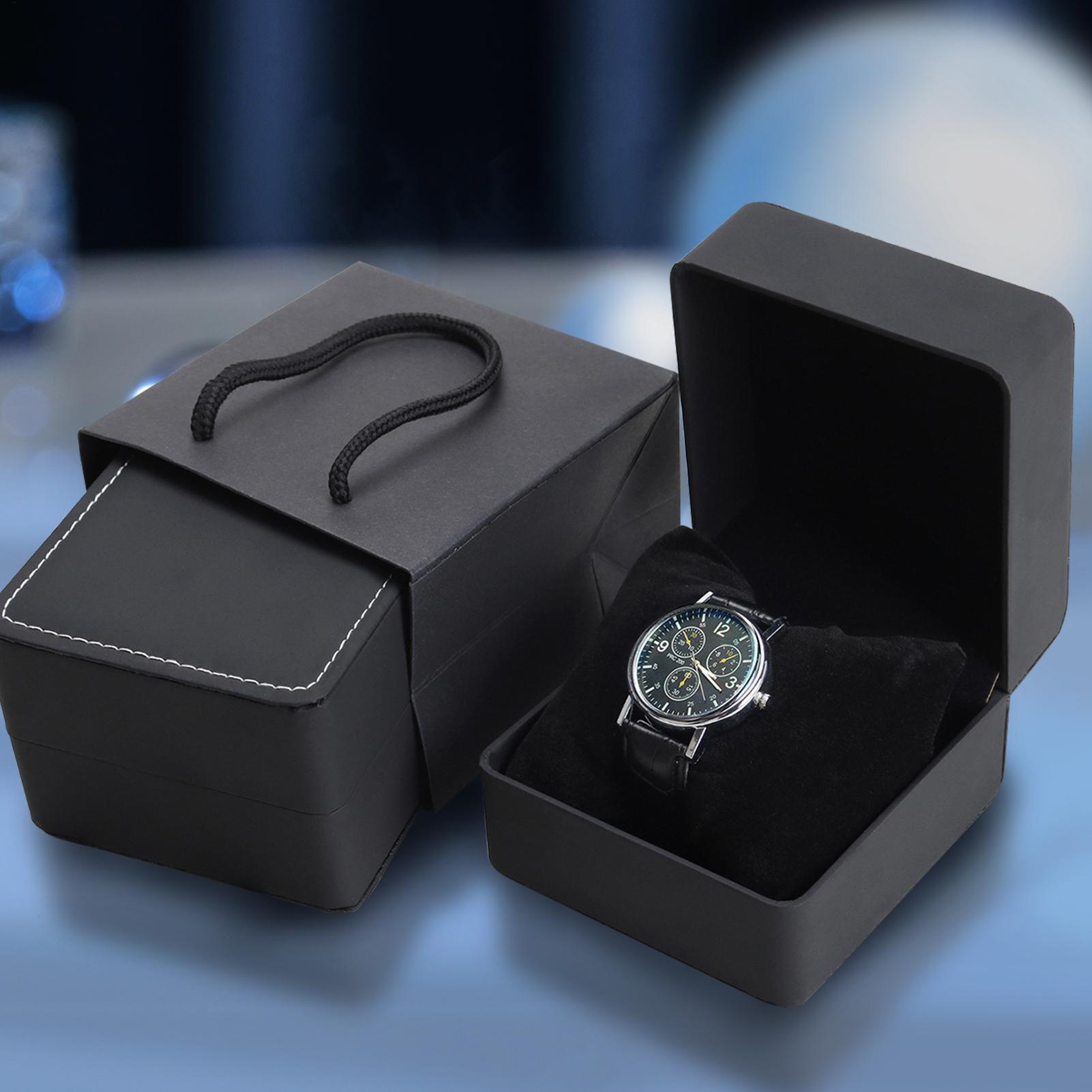 Luxury Watch Packaging Box - Enkelvoudige horloge etalagekast met handtas van