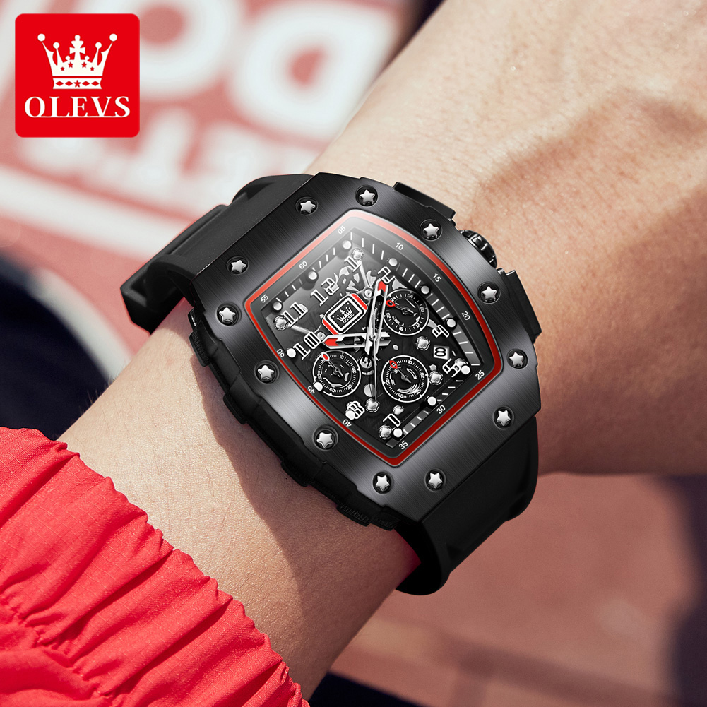 OLEVS 3608 Chronograaf Quartz  - Luxury Watch With Rubber Strap recensie en prijs