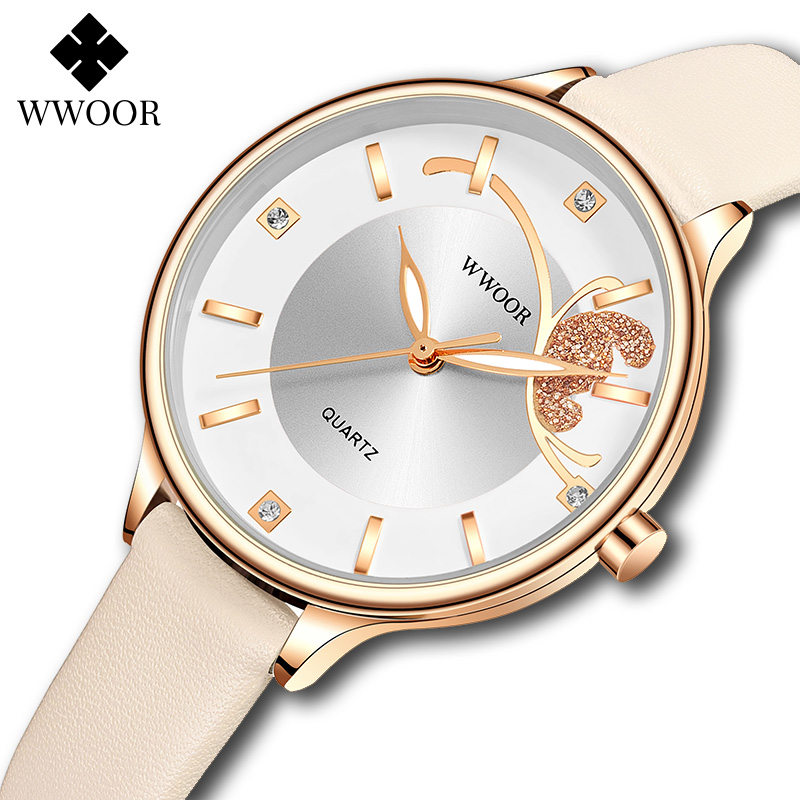 Wwoor Luxe Dameshorloge Quartz - Luxury Watch White recensie en prijs