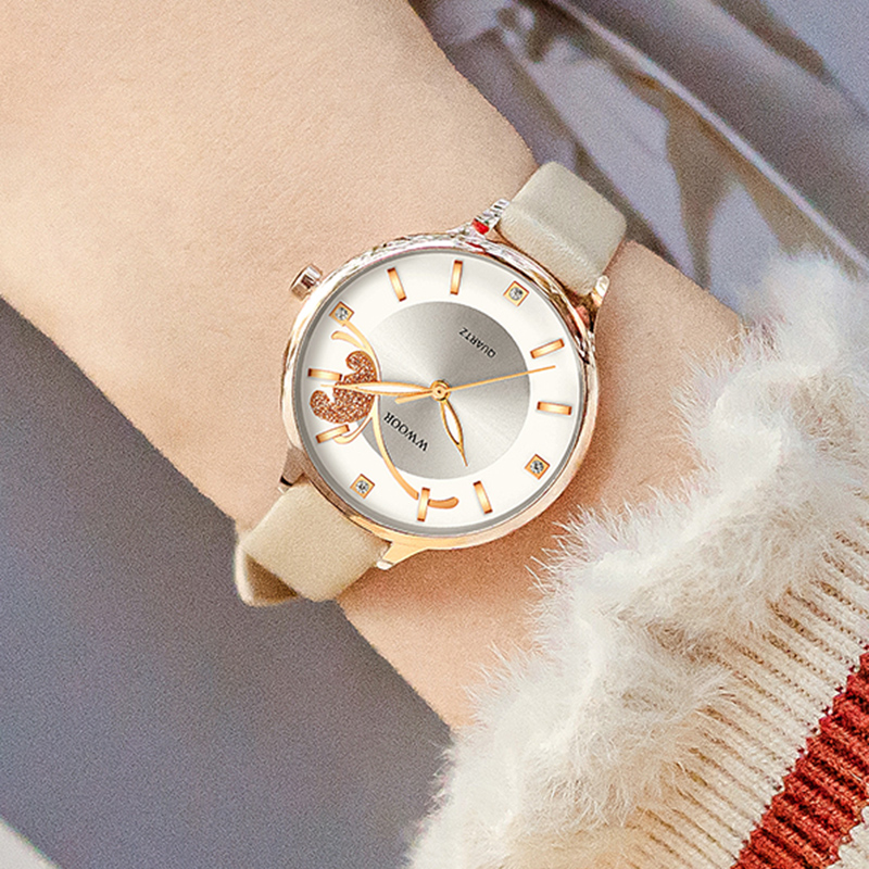 Wwoor Luxe Dameshorloge Quartz - Luxury Watch White recensie en prijs