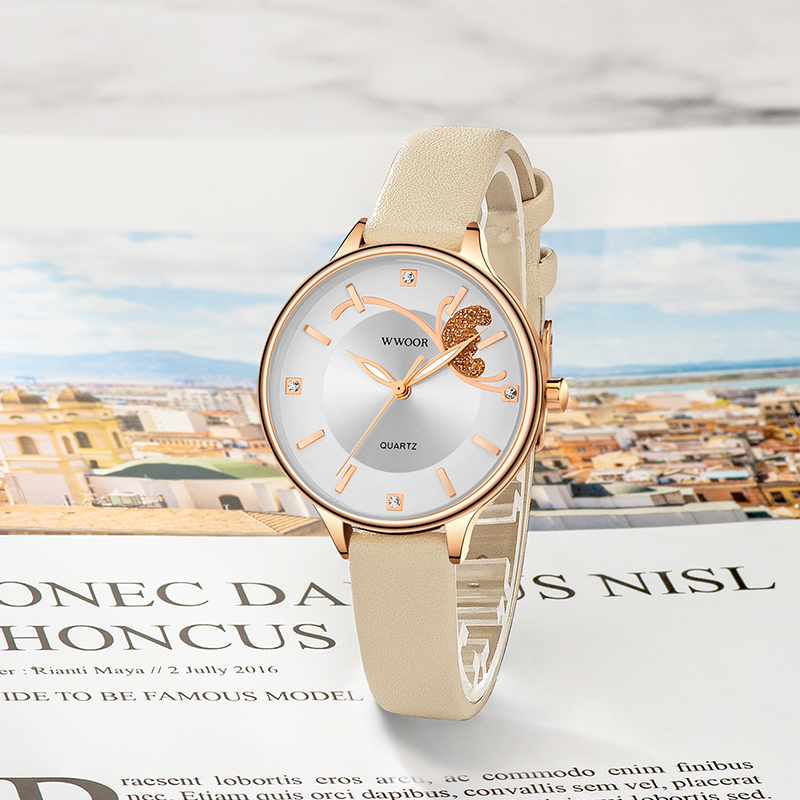Wwoor Luxe Dameshorloge Quartz - Luxury Watch White recensie en prijs