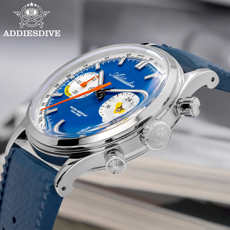ADDIESDIVE Mannen Quartz Chron - Luxury Watch With Rubber Strap recensie en prijs