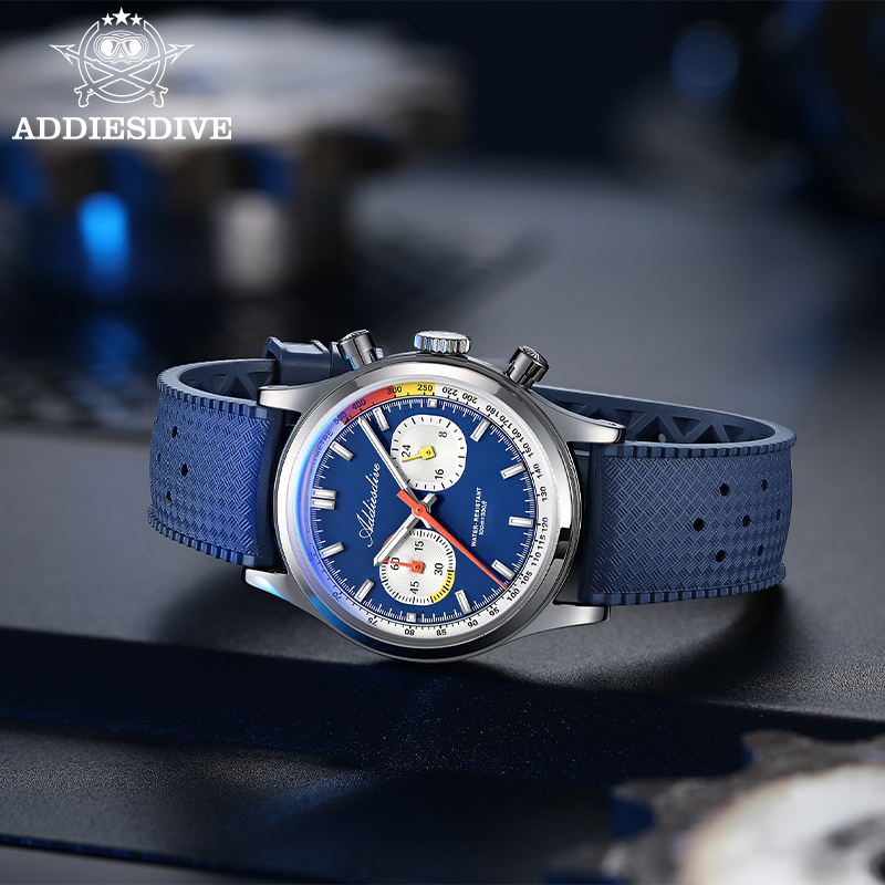 ADDIESDIVE Mannen Quartz Chron - Luxury Watch With Rubber Strap recensie en prijs