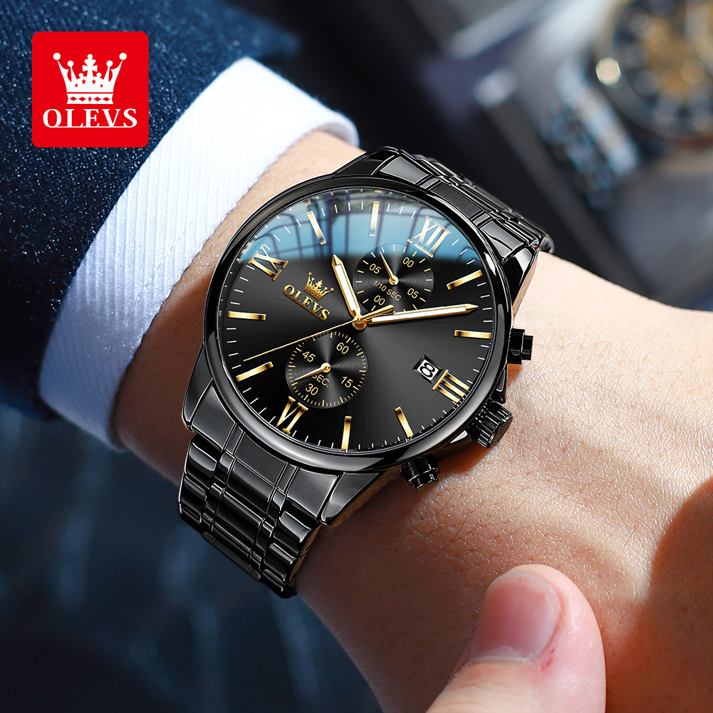 OLEVS 2886 Klassiek Zwart Quar - Luxury Watch Magazine recensie en prijs