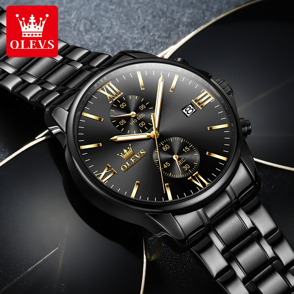 OLEVS 2886 Klassiek Zwart Quar - Luxury Watch Magazine recensie en prijs