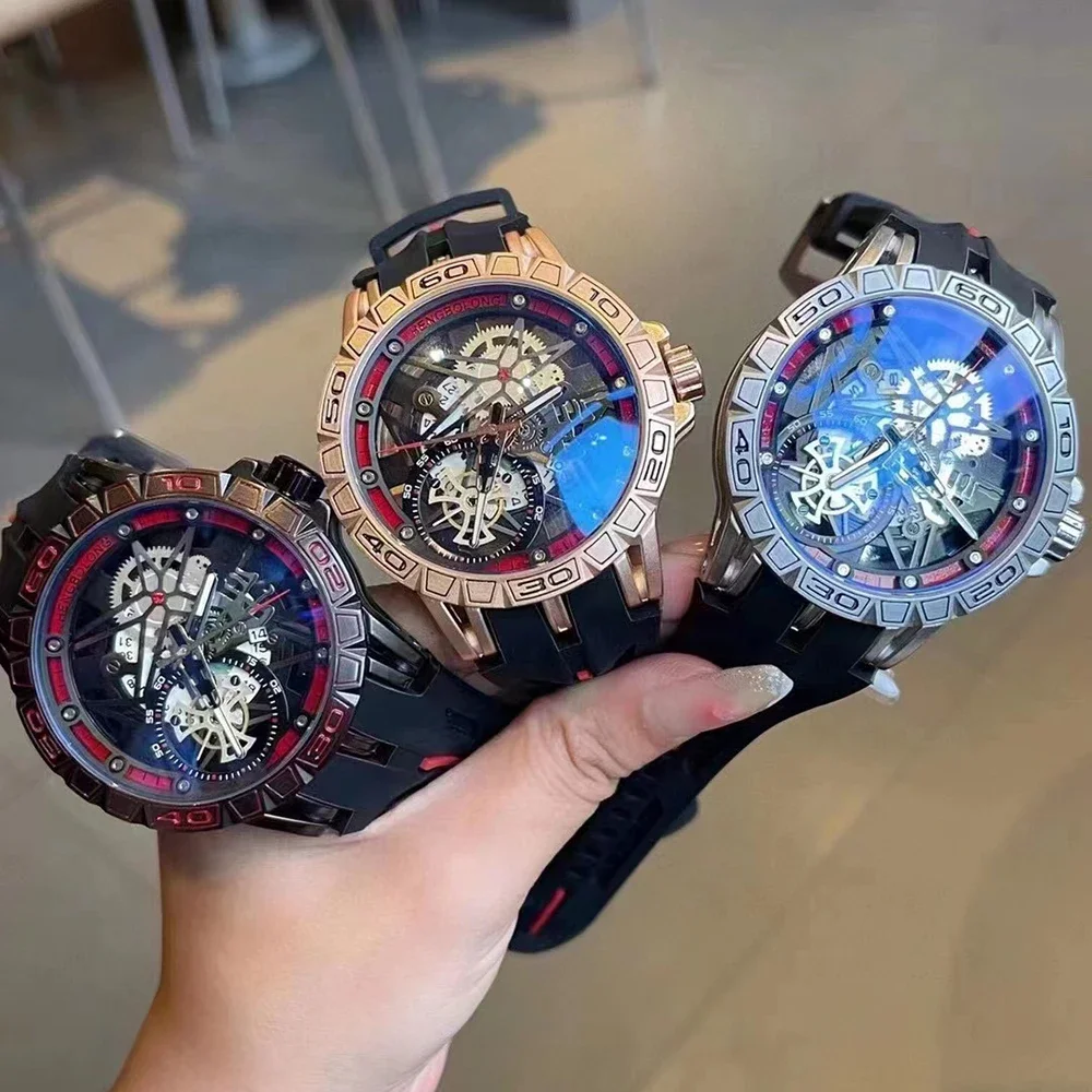 3D Quartz Horloges Mannen Luxe - Luxury Watch With Rubber Strap recensie en prijs