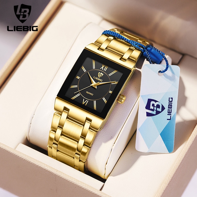 LiEBIG Luxe Gouden Quartz Horl - Luxury Watch Uk recensie en prijs