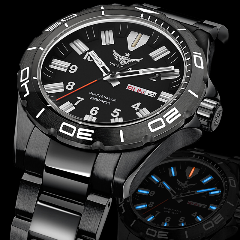 YELANG V1036 42MM Heren Quartz - Diver Watch 300M recensie en prijs
