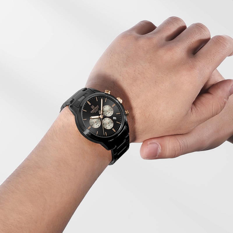 NAVIFORCE Heren Quartz Chronog - Luxury Watch Gift Box recensie en prijs