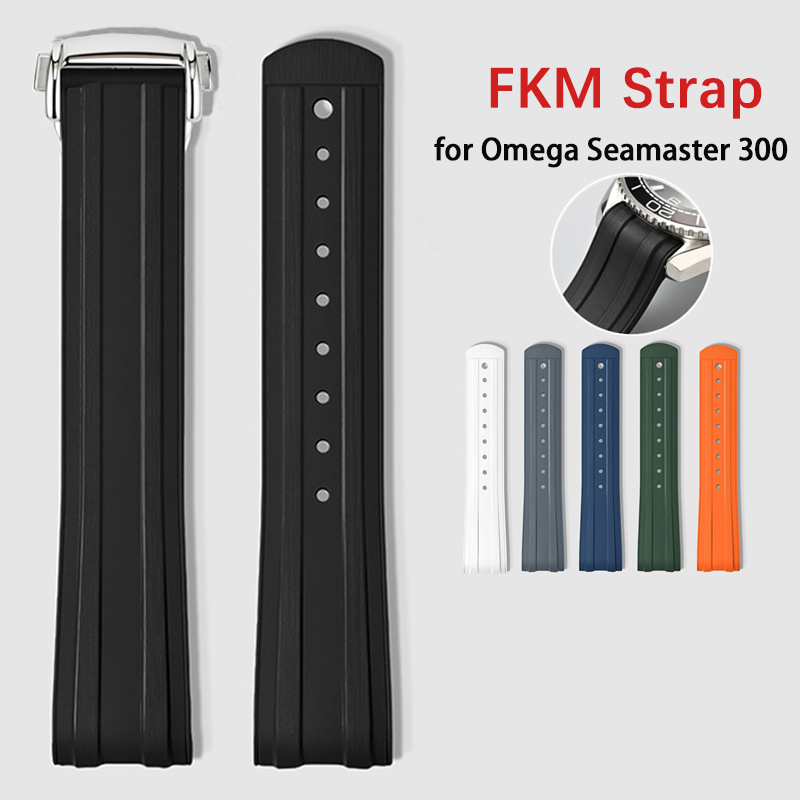 20mm Fluoro Rubber Horlogeband - Omega Watch Seamaster recensie en prijs