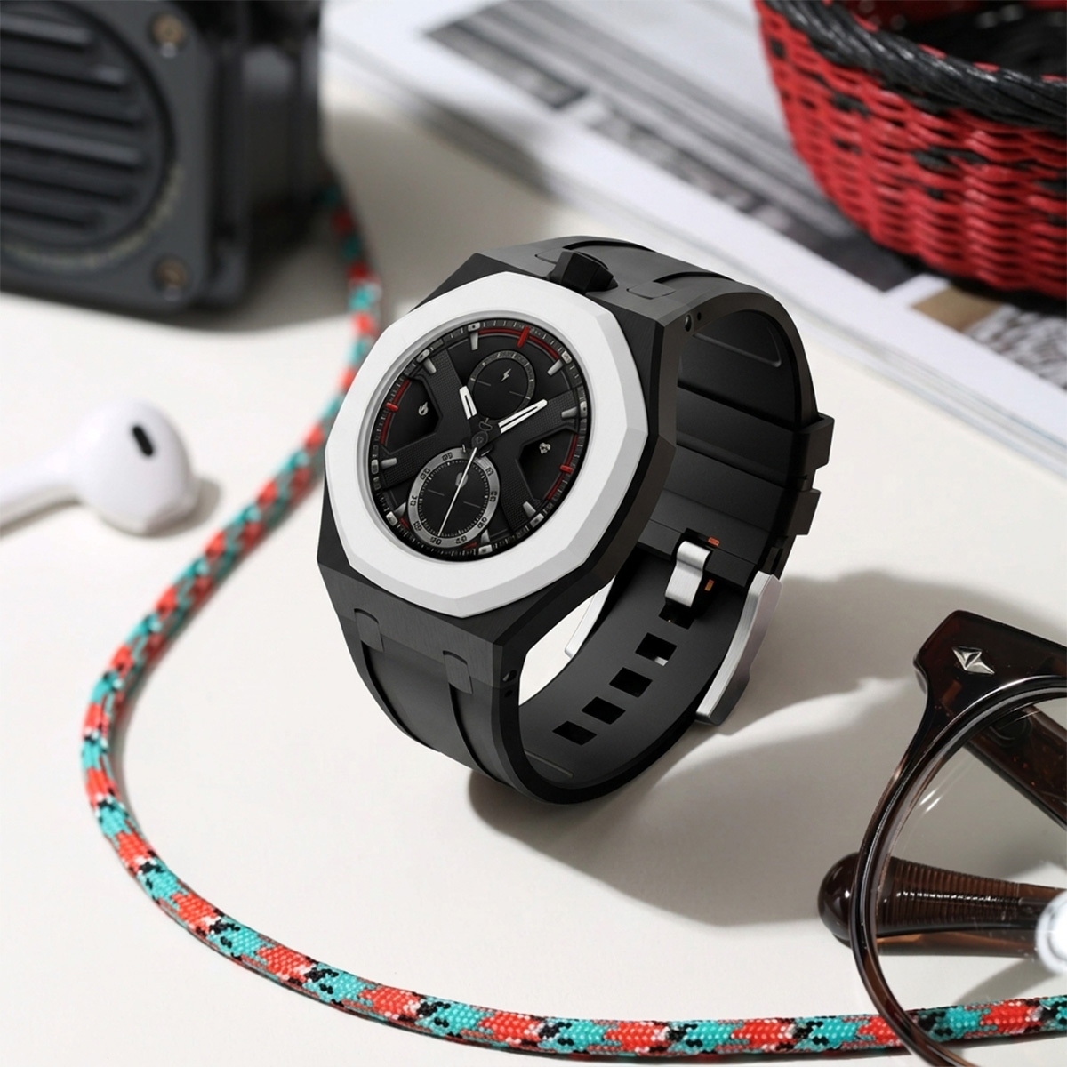 Luxe modificatiekit voor Swatc - Luxury Watch With Rubber Strap recensie en prijs
