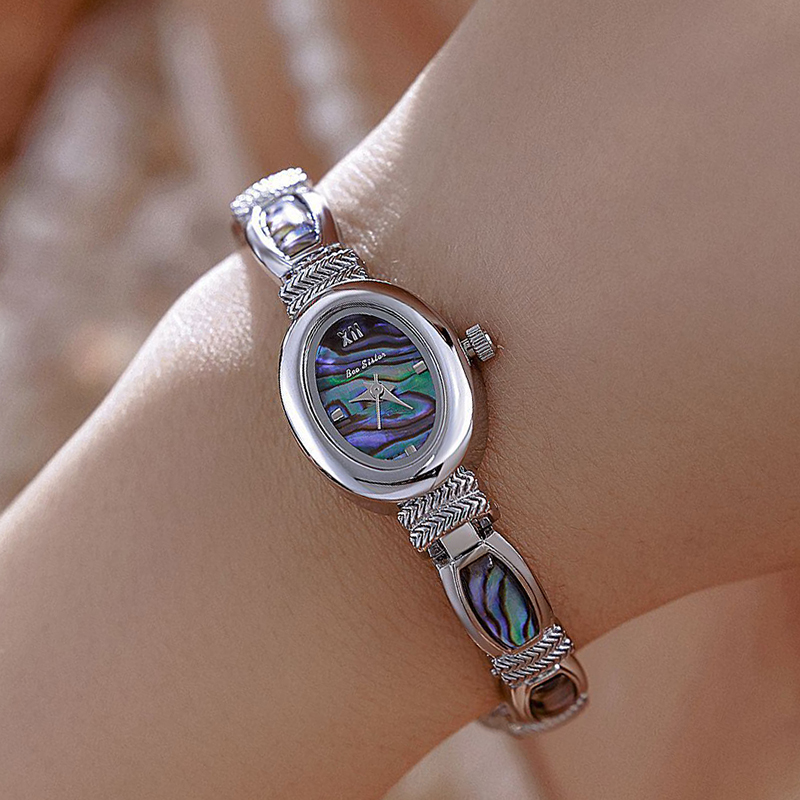 Ovale wijzerplaat damesarmband - Luxury Watch Female recensie en prijs