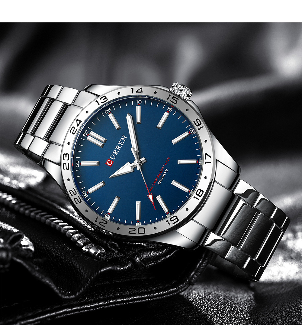 CURREN 8452 Zilverwit cadeau q - Luxury Watch White recensie en prijs