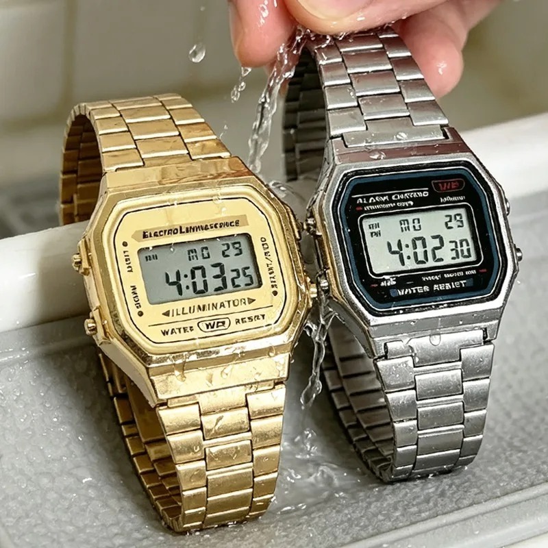 Luxe F91W stalen band horloges - Luxury Watch Uk recensie en prijs