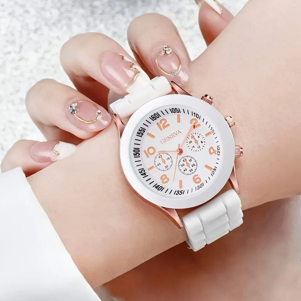 2 stuks luxe dameshorloge set  - Luxury Watch With Rubber Strap recensie en prijs