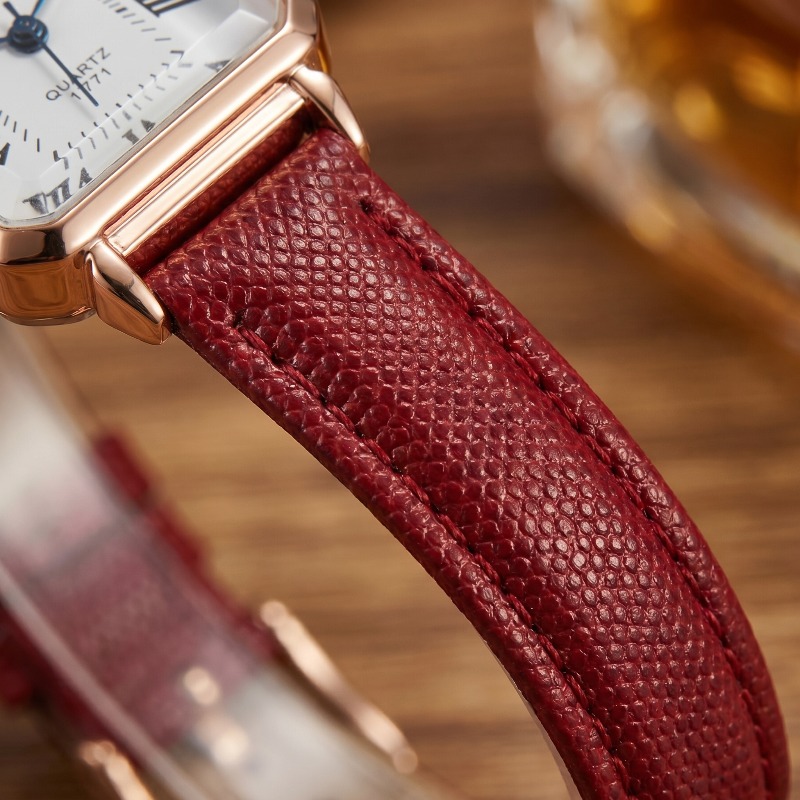 Mode rechthoekige quartzhorlog - Luxury Watch Female recensie en prijs