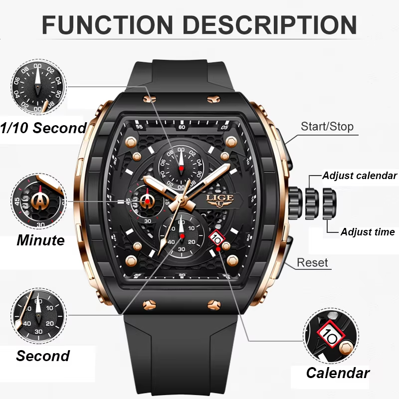 LIGE Topmerk Luxe Herenhorloge - Luxury Watch Magazine recensie en prijs