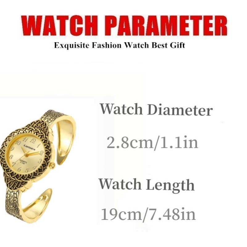 CANSNOW Merk Luxe Mode Gouden  - Luxury Watch Female recensie en prijs
