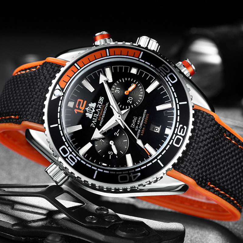 PAULAREIS P Luxe heren automat - Luxury Watch With Rubber Strap recensie en prijs