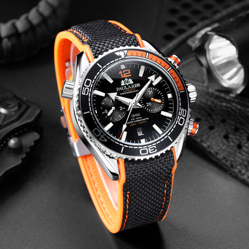 PAULAREIS P Luxe heren automat - Luxury Watch With Rubber Strap recensie en prijs
