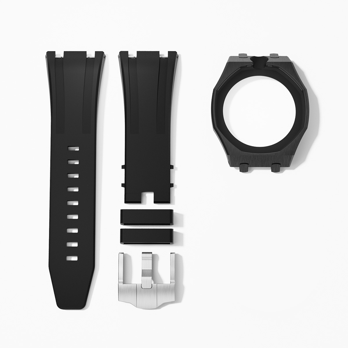 Luxe modificatiekit voor Swatc - Luxury Watch With Rubber Strap recensie en prijs
