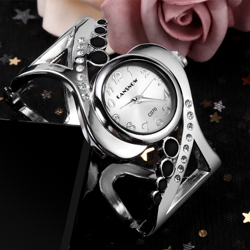 Vrouwen Bangle Horloge Crystal - Luxury Watch Female recensie en prijs