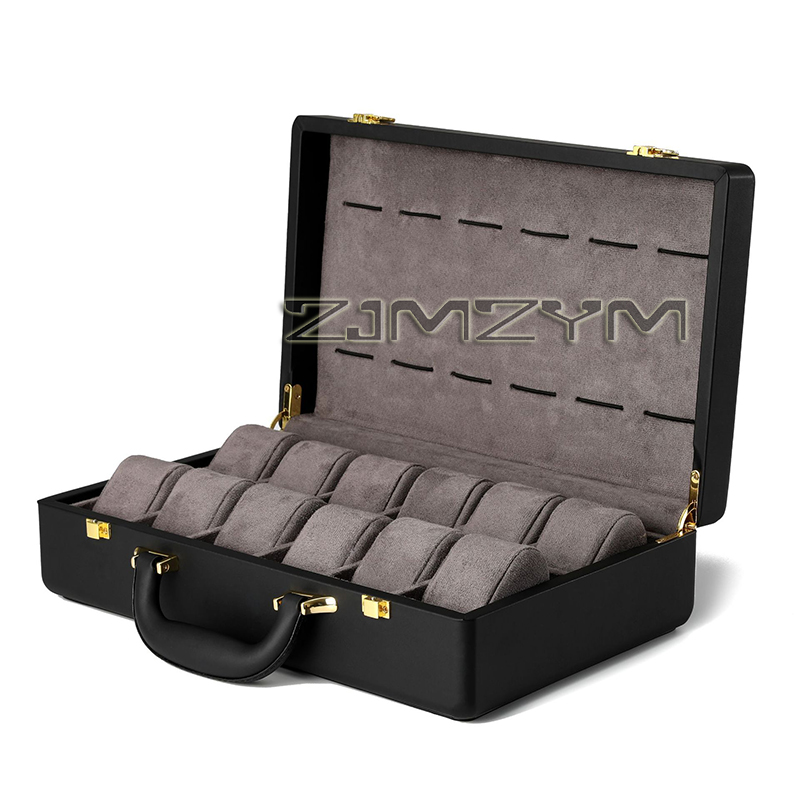 Horlogebox met 12 vakken voor  - Luxury Watch Gift Box recensie en prijs