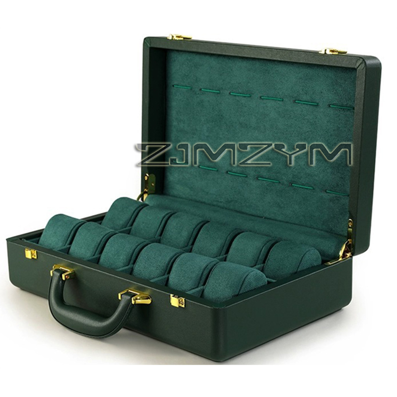 Horlogebox met 12 vakken voor  - Luxury Watch Gift Box recensie en prijs